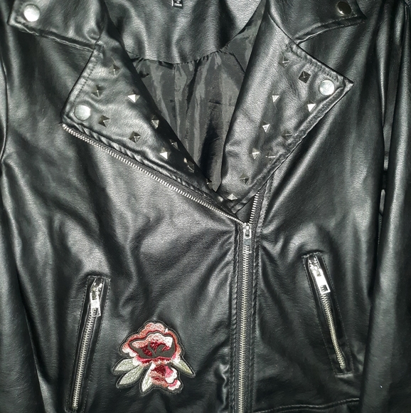 Rose Feux leather jacket - Picture 4 of 5